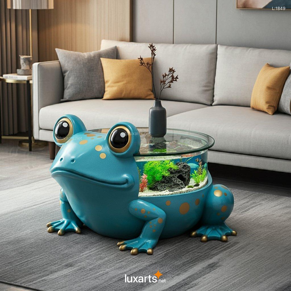 Frog Aquarium Coffee Tables | A Playful, Aquatic Centerpiece for Your Living Room frog aquarium coffee tables 3