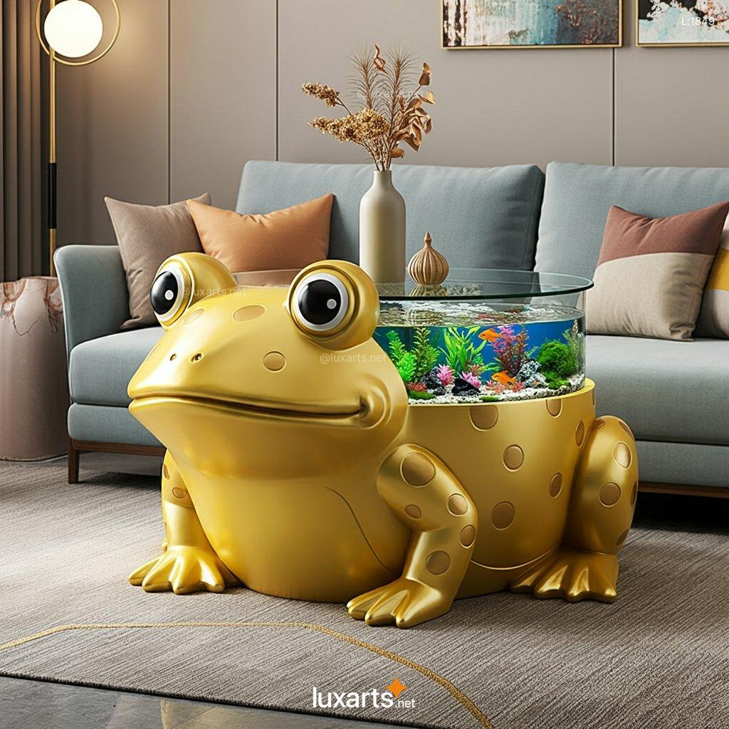 Frog Aquarium Coffee Tables | A Playful, Aquatic Centerpiece for Your Living Room frog aquarium coffee tables 4