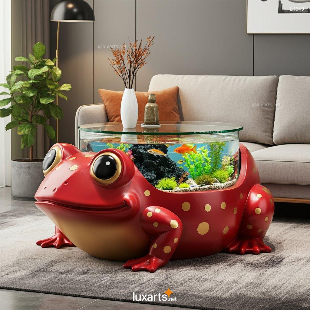 Frog Aquarium Coffee Tables | A Playful, Aquatic Centerpiece for Your Living Room frog aquarium coffee tables 6