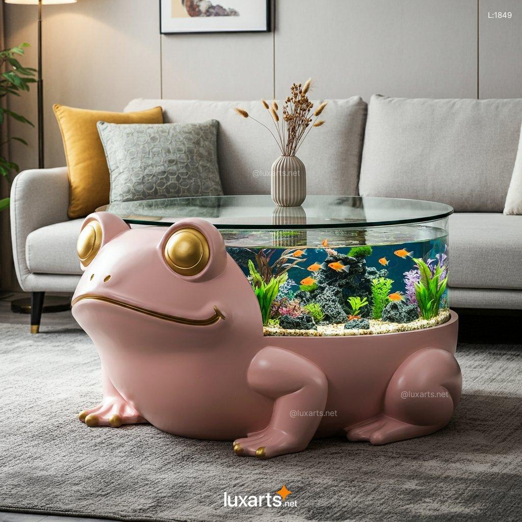 Frog Aquarium Coffee Tables | A Playful, Aquatic Centerpiece for Your Living Room frog aquarium coffee tables 9