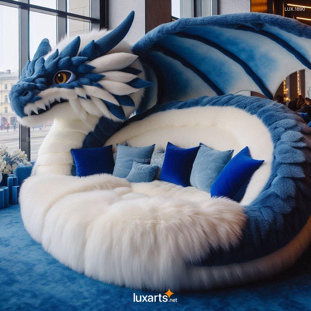 LUX.1890 Giant Fur Dragon Loungers: Unleash Your Inner Dragon with Our Cozy Creations giant fur dragon loungers 10