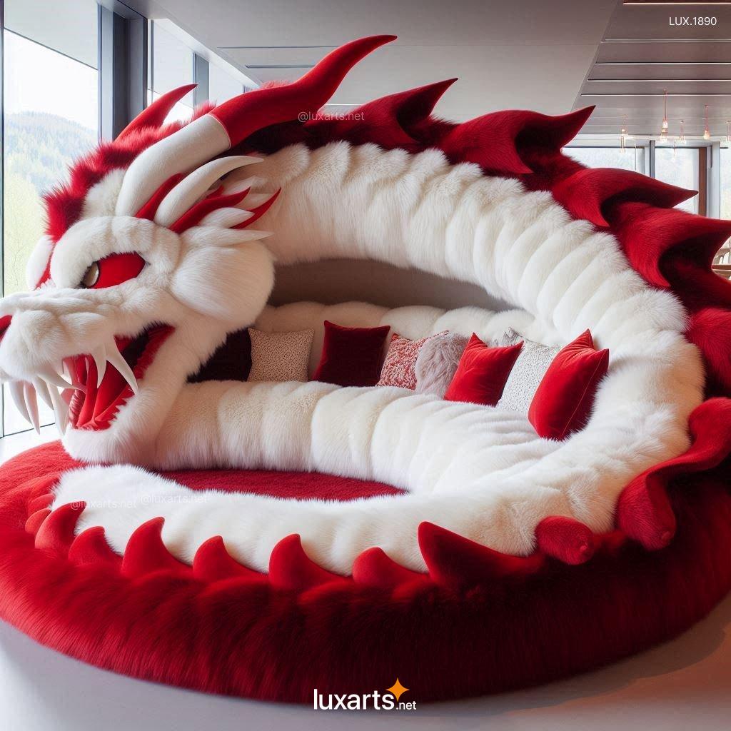 LUX.1890 Giant Fur Dragon Loungers: Unleash Your Inner Dragon with Our Cozy Creations giant fur dragon loungers 2