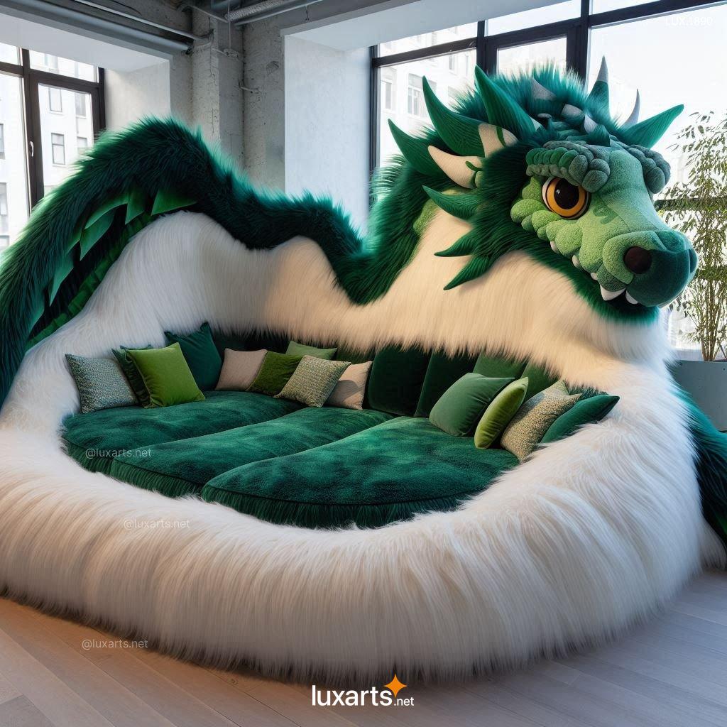 LUX.1890 Giant Fur Dragon Loungers: Unleash Your Inner Dragon with Our Cozy Creations giant fur dragon loungers 3