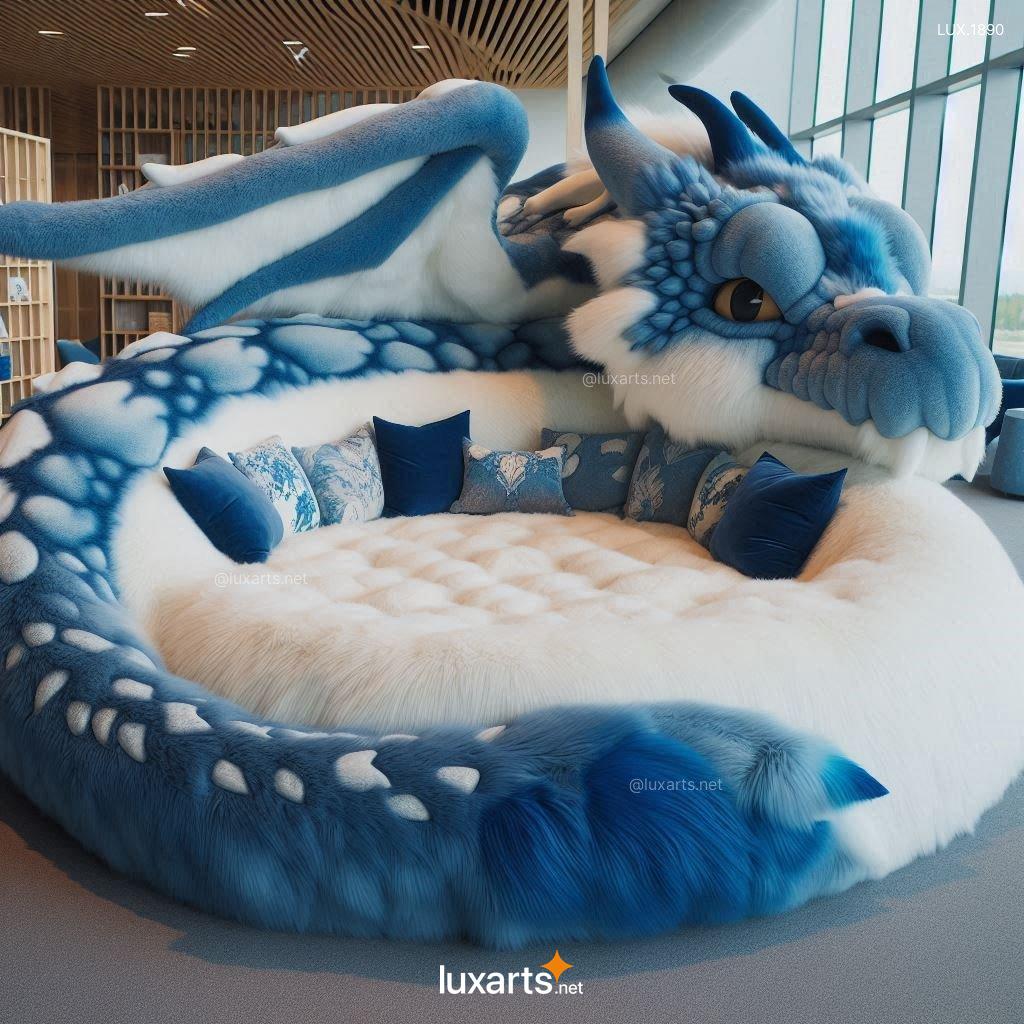 LUX.1890 Giant Fur Dragon Loungers: Unleash Your Inner Dragon with Our Cozy Creations giant fur dragon loungers 4