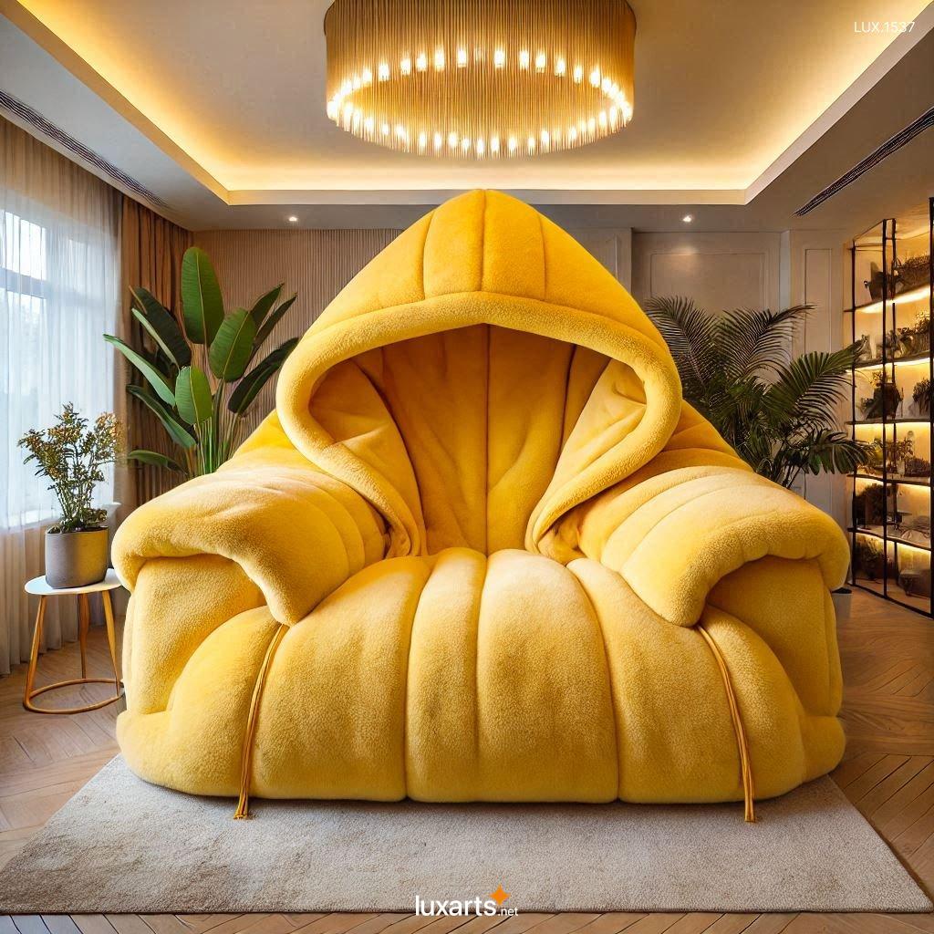 LUX.1833 Giant Hoodie Loungers: Creative & Cozy Oversized Loungewear giant hoodie shaped lounger 2 1