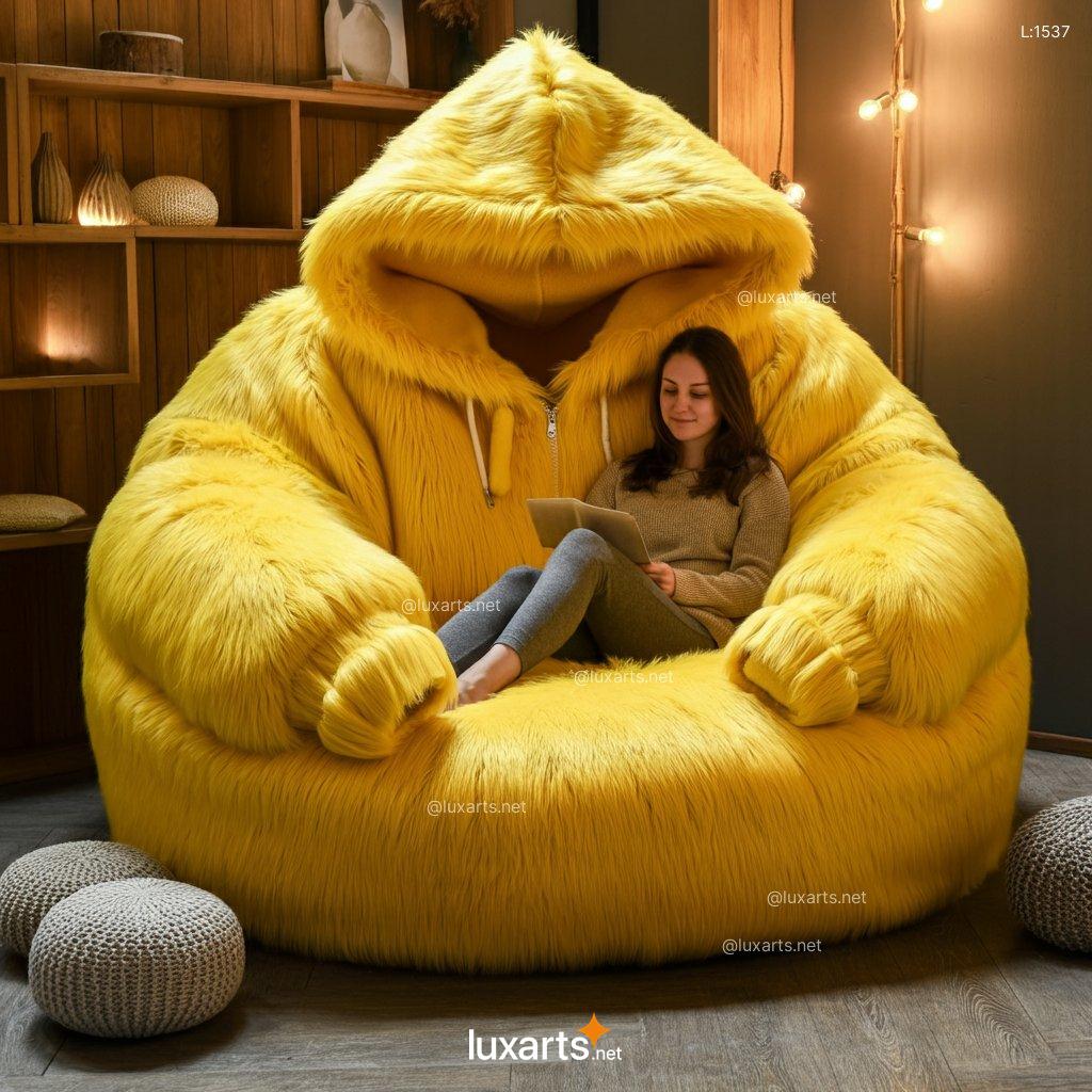 LUX.1833 Giant Hoodie Loungers: Creative & Cozy Oversized Loungewear giant hoodie shaped lounger 9