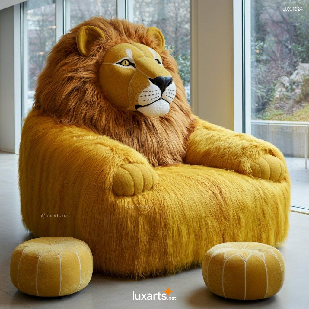 Giant Lion Lounger: Unique Animal-Themed Furniture for Your Home giant lion lounger 11