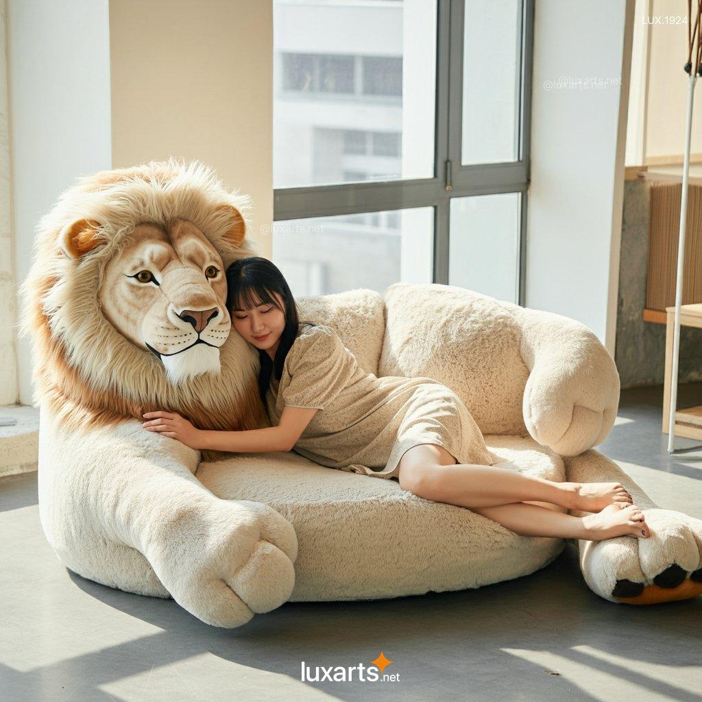 Giant Lion Lounger: Unique Animal-Themed Furniture for Your Home giant lion lounger 3