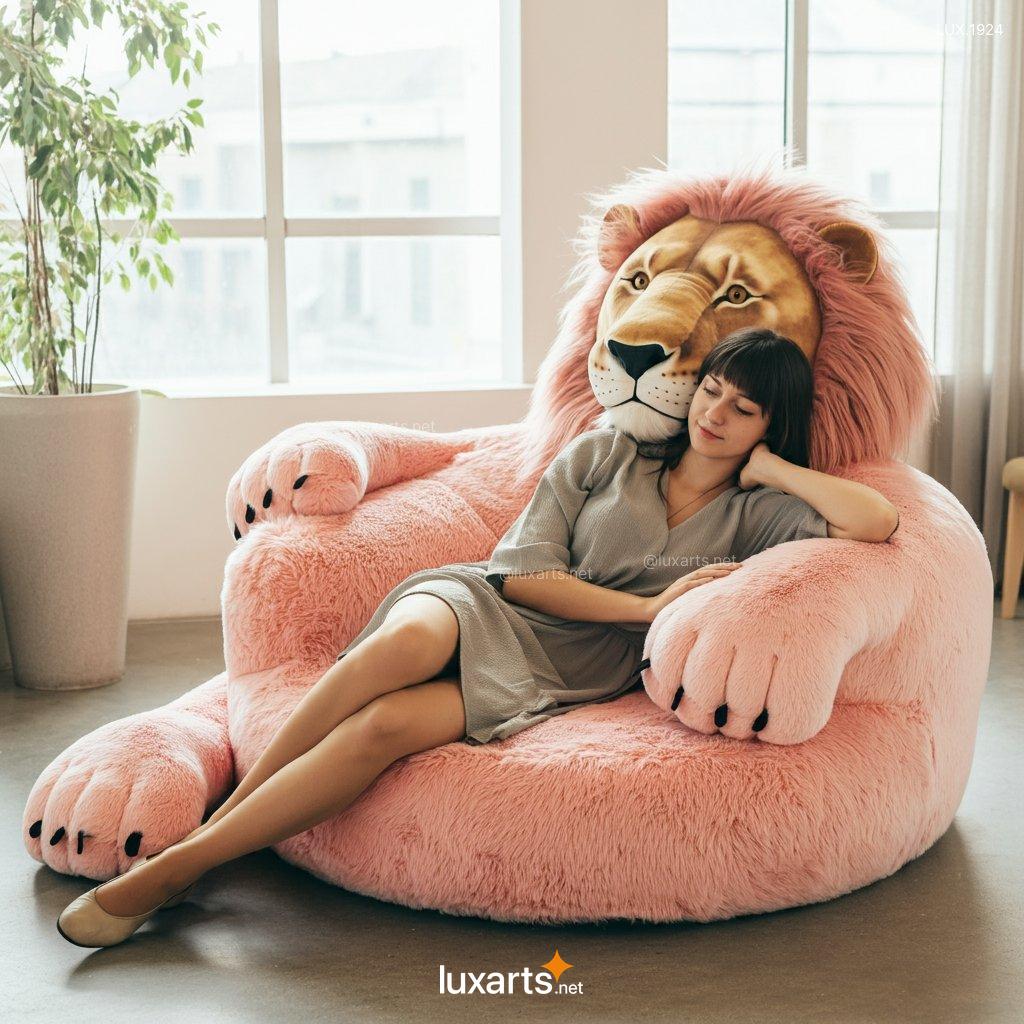 Giant Lion Lounger: Unique Animal-Themed Furniture for Your Home giant lion lounger 5