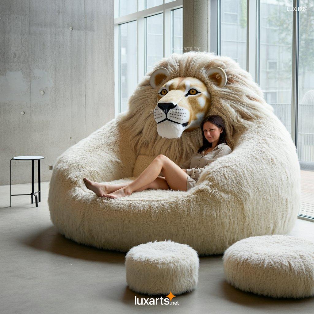 Giant Lion Lounger: Unique Animal-Themed Furniture for Your Home giant lion lounger 6