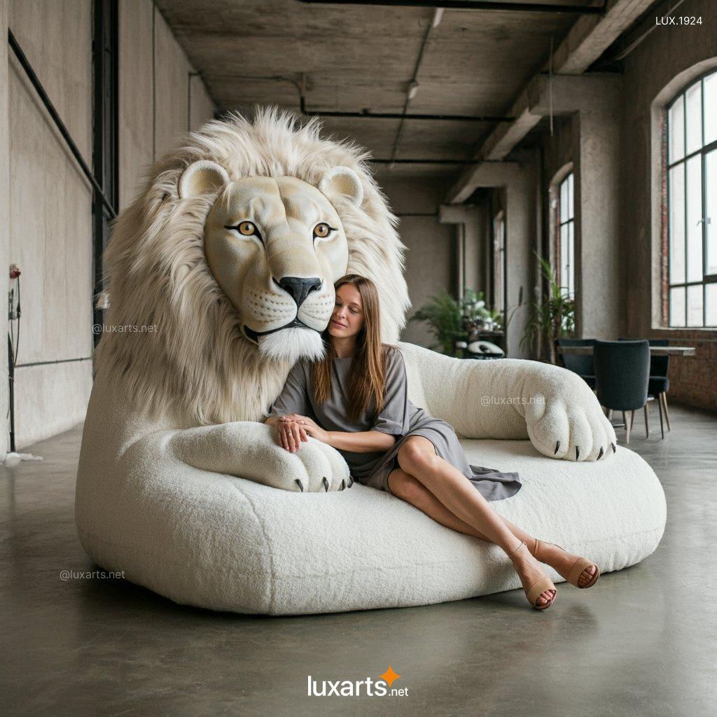 Giant Lion Lounger: Unique Animal-Themed Furniture for Your Home giant lion lounger 7