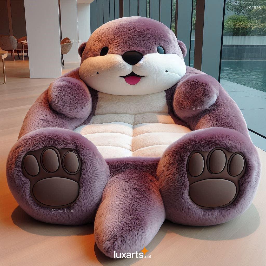 Giant Otter Lounger: Plush, Oversized Lounger for Ultimate Relaxation giant otter lounger 3