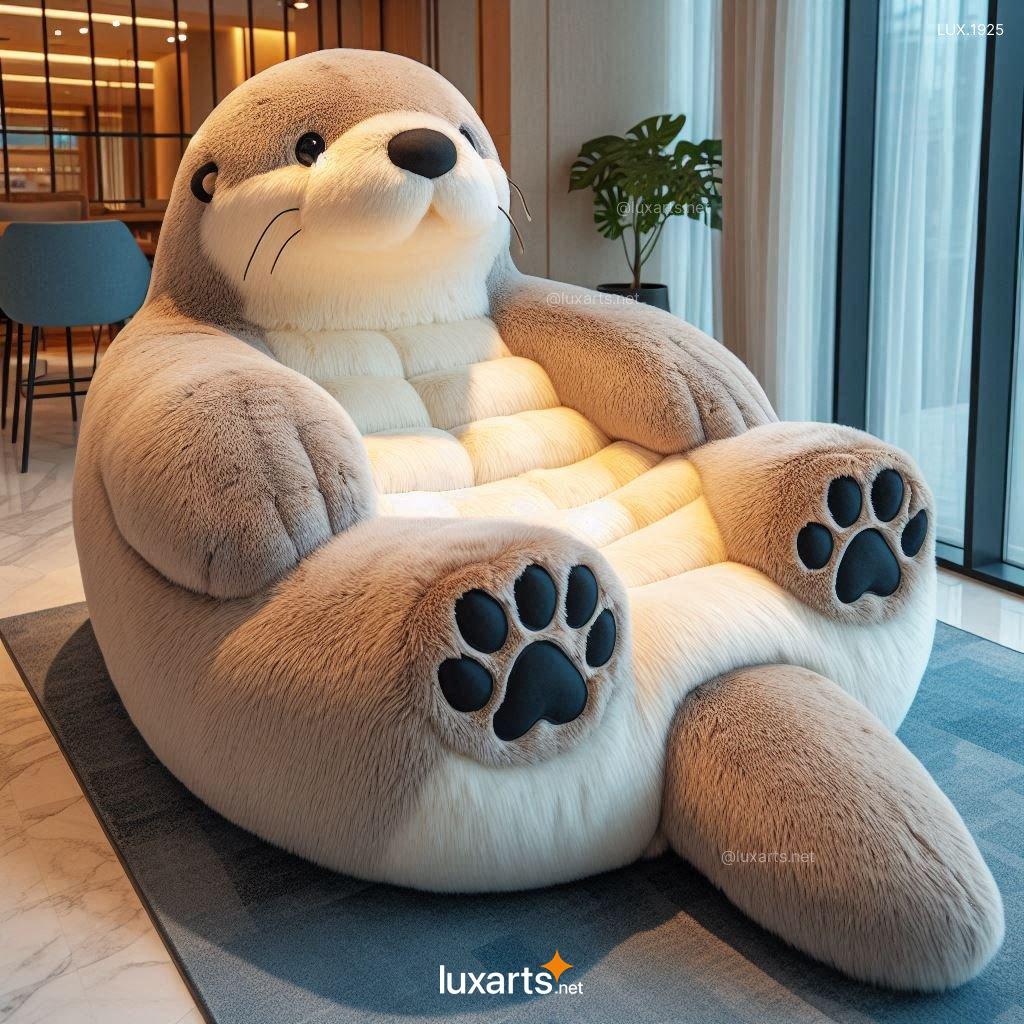 Giant Otter Lounger: Plush, Oversized Lounger for Ultimate Relaxation giant otter lounger 7