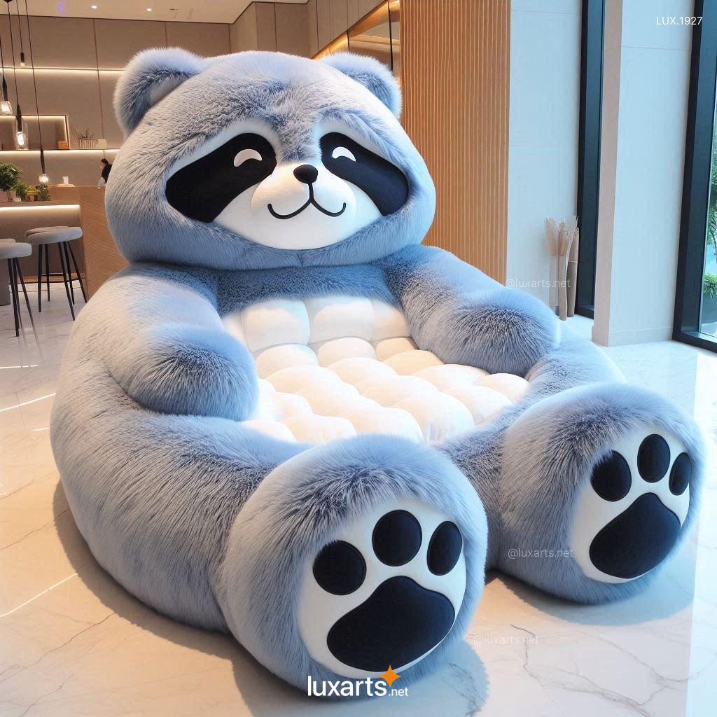 LUX.1927 Unique Giant Raccoon Lounger | Fun and Comfortable Design for Relaxation giant raccoon lounger 10