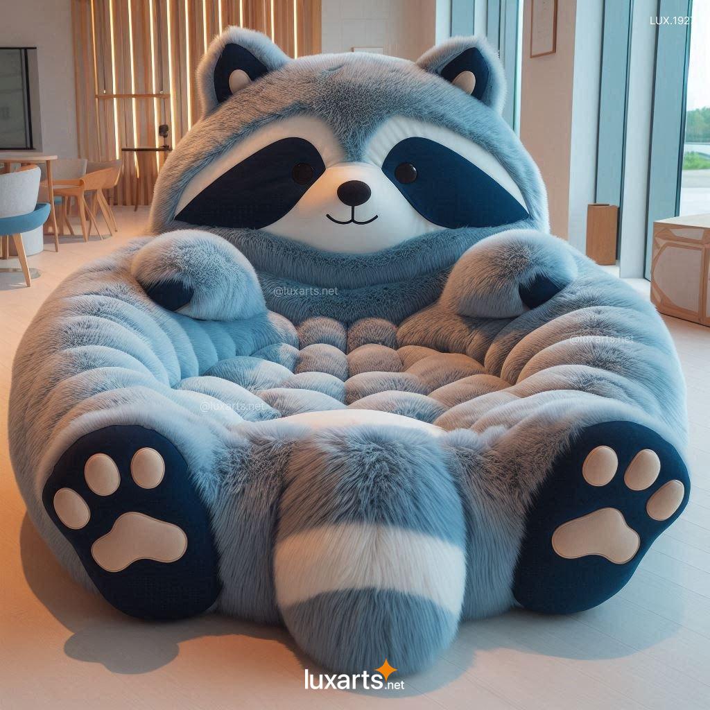 LUX.1927 Unique Giant Raccoon Lounger | Fun and Comfortable Design for Relaxation giant raccoon lounger 5