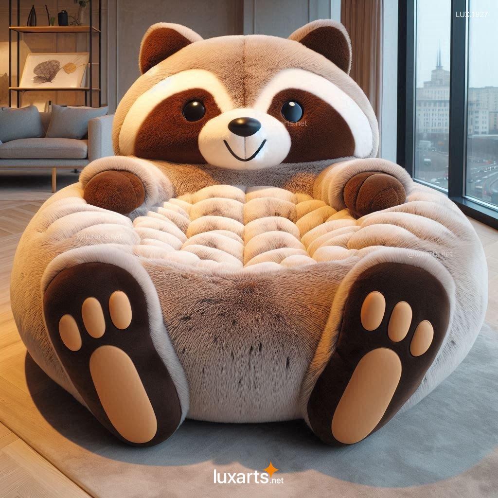 LUX.1927 Unique Giant Raccoon Lounger | Fun and Comfortable Design for Relaxation giant raccoon lounger 6