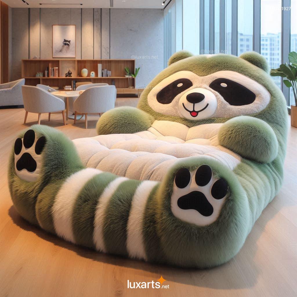 LUX.1927 Unique Giant Raccoon Lounger | Fun and Comfortable Design for Relaxation giant raccoon lounger 7