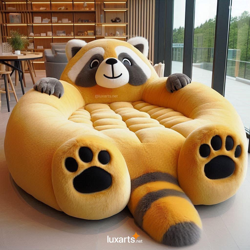 LUX.1927 Unique Giant Raccoon Lounger | Fun and Comfortable Design for Relaxation giant raccoon lounger 9