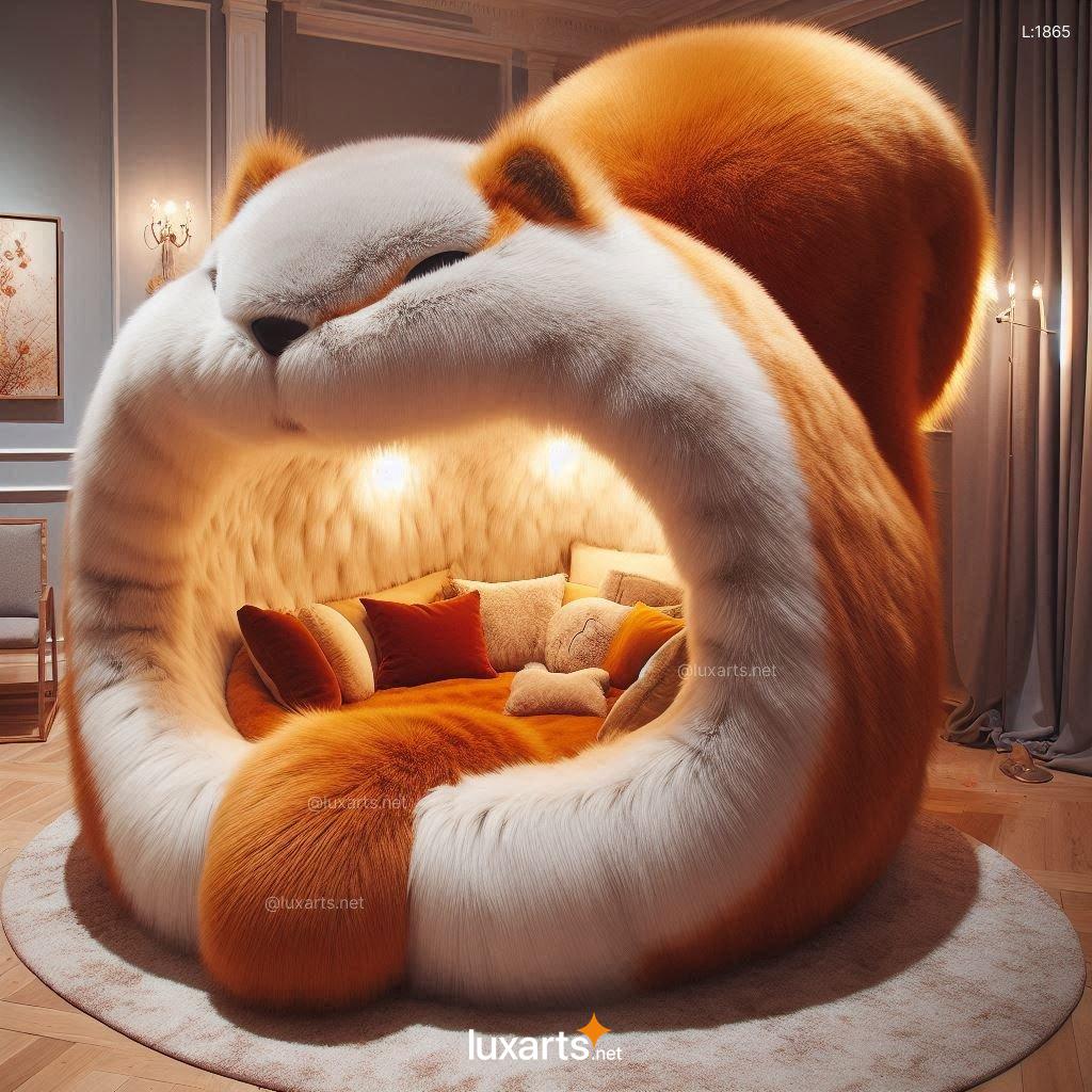 Giant Squirrel Lounger Pods | Whimsical Comfort with a Playful Design giant squirrel lounger pods 10