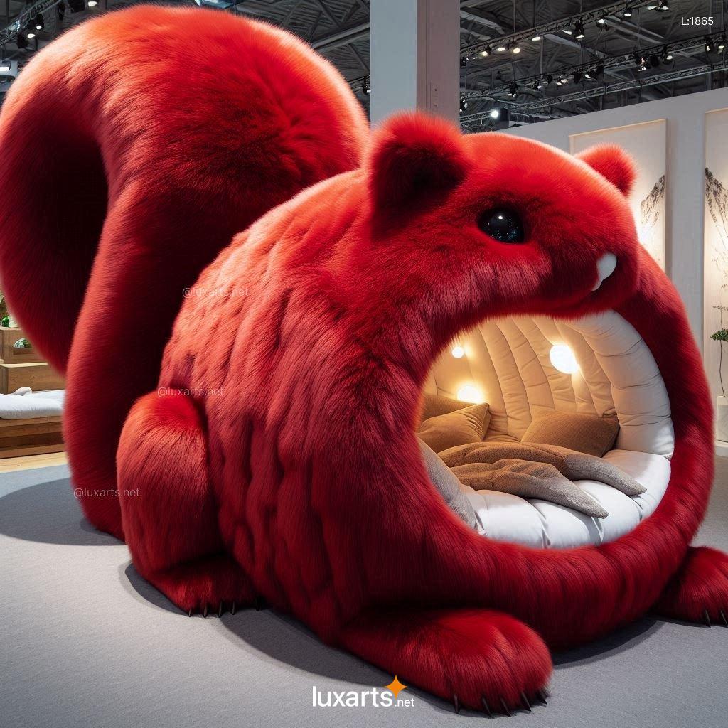 Giant Squirrel Lounger Pods | Whimsical Comfort with a Playful Design giant squirrel lounger pods 5