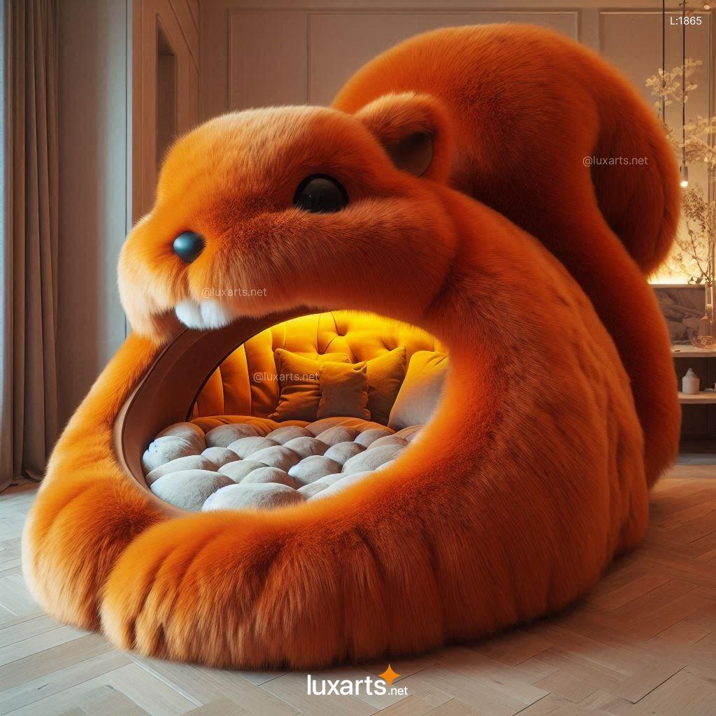 Giant Squirrel Lounger Pods | Whimsical Comfort with a Playful Design giant squirrel lounger pods 7