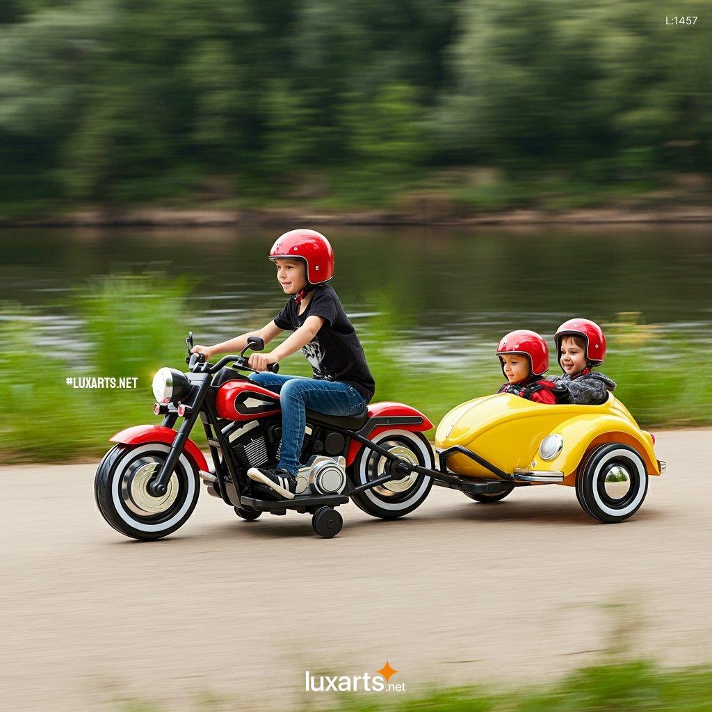 Children's Toy Motorcycle Sidecar: Creative & Fun Ride-on Toy harley style children bicycle sidecar 1