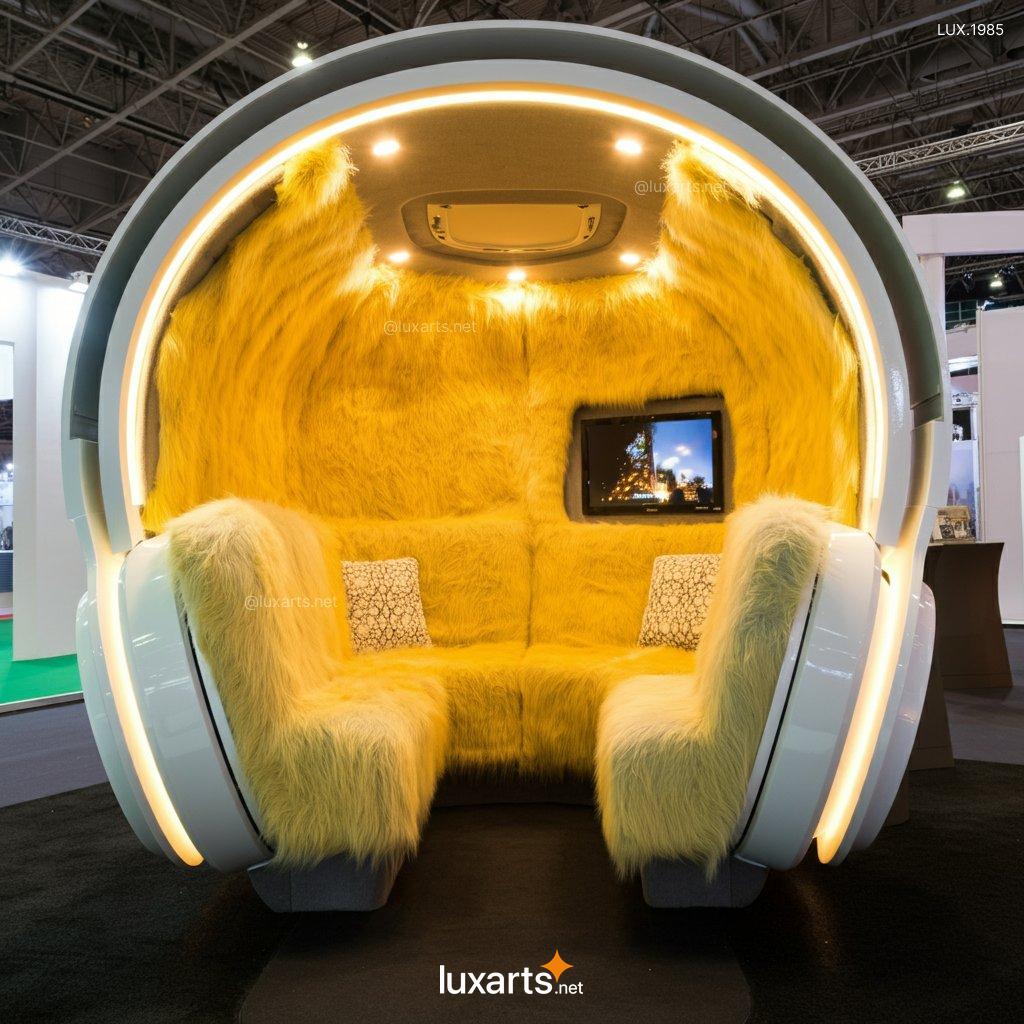 LUX.1985 Headphone Lounge Pod: Innovative Design for Ultimate Relaxation headphone lounge pod 1