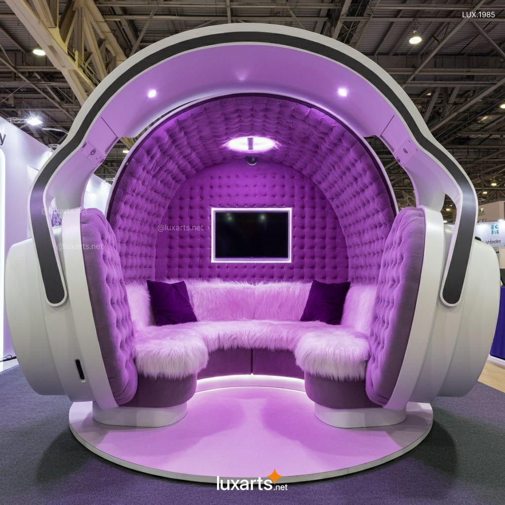 LUX.1985 Headphone Lounge Pod: Innovative Design for Ultimate Relaxation headphone lounge pod 4