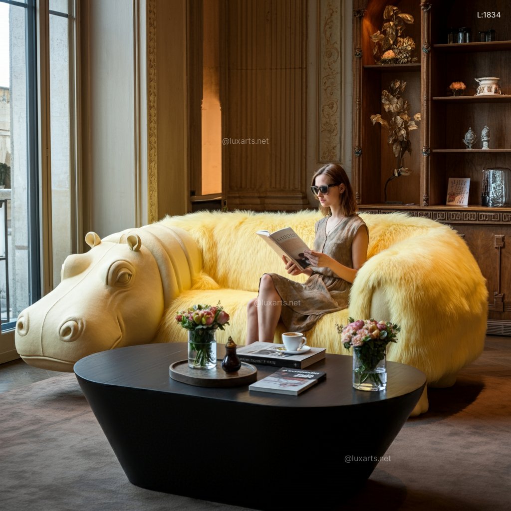 Hippo Sofa | A Fun, Whimsical Design for Creative Living Spaces hippo sofa 4