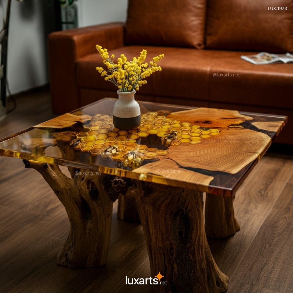 Honeycomb Coffee Table: Unique Handmade Design for Modern Living Rooms honeycomb coffee table 2