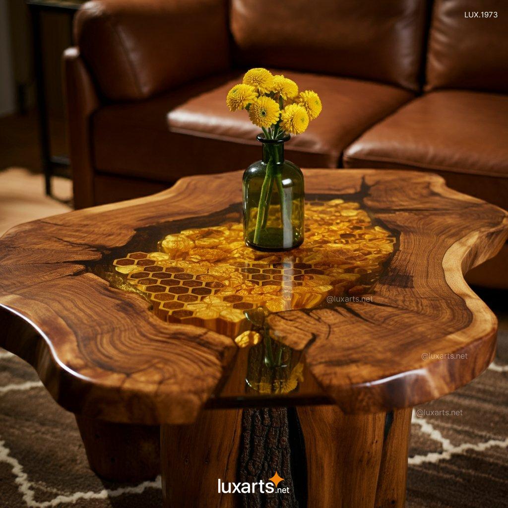 Honeycomb Coffee Table: Unique Handmade Design for Modern Living Rooms honeycomb coffee table 3