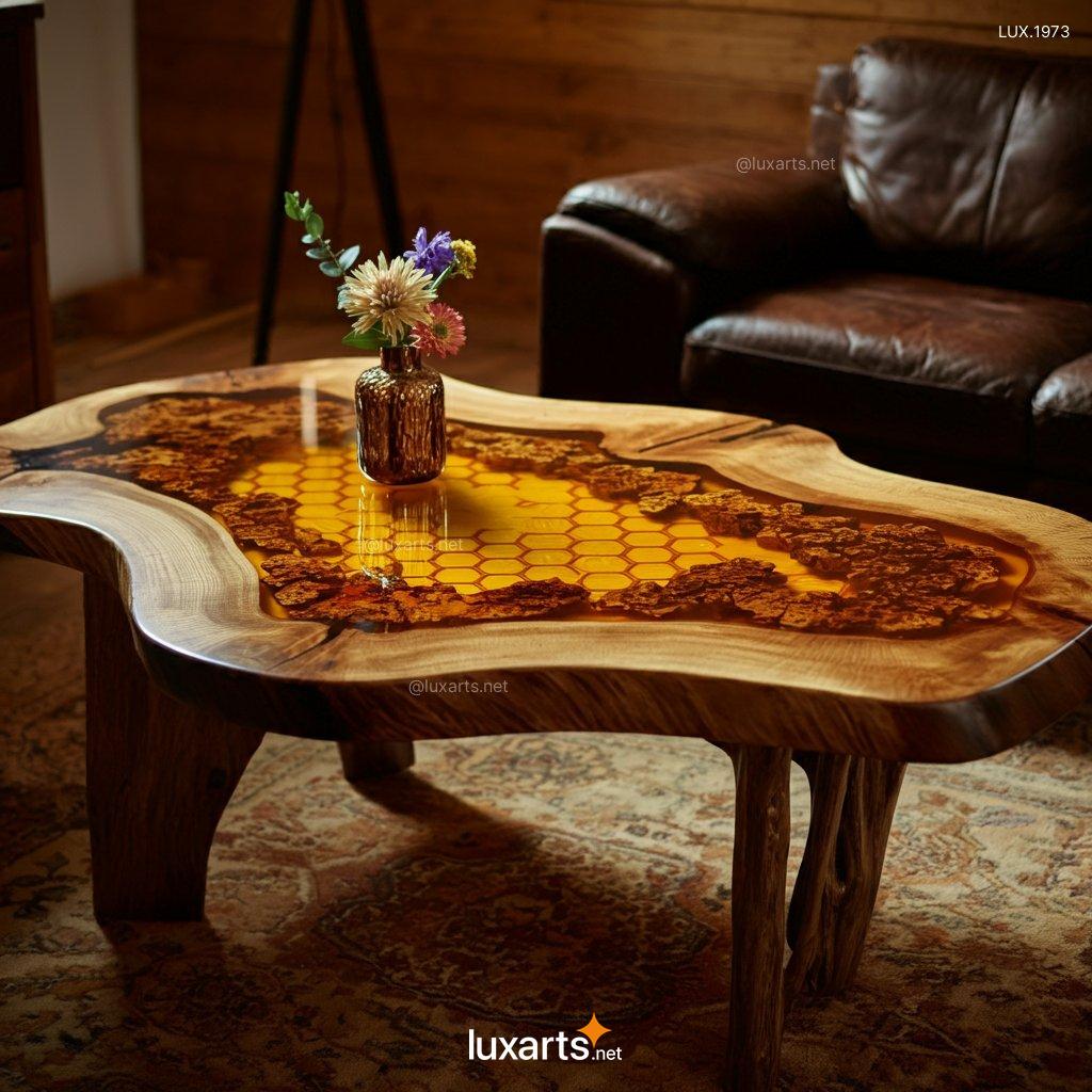 Honeycomb Coffee Table: Unique Handmade Design for Modern Living Rooms honeycomb coffee table 7