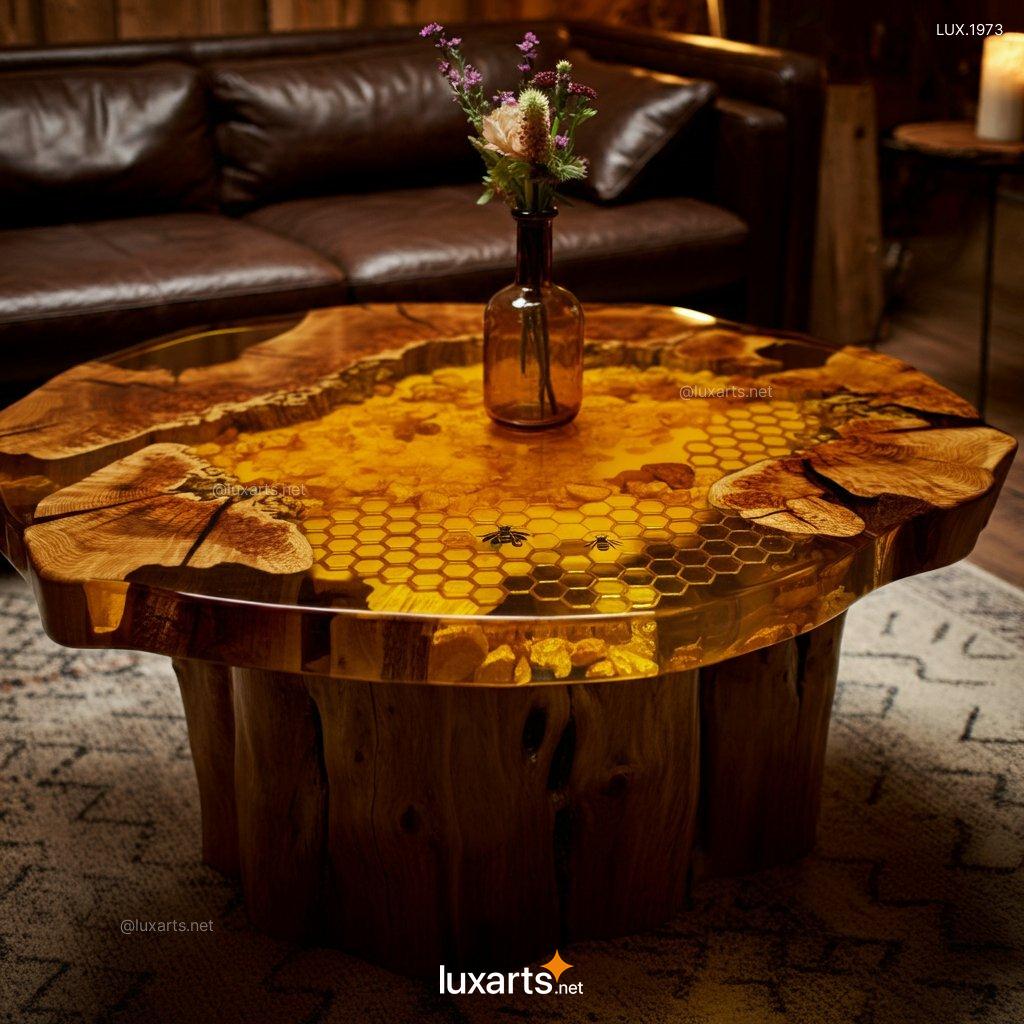 Honeycomb Coffee Table: Unique Handmade Design for Modern Living Rooms honeycomb coffee table 8