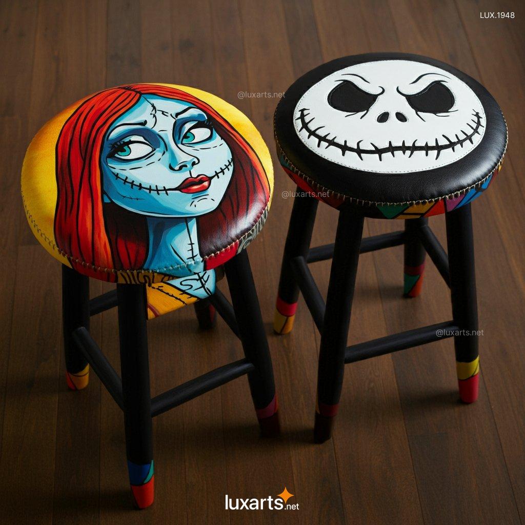 Jack Skellington And Sally Stool Chair: The Ultimate Nightmare Before Christmas Home Decor jack skellington and sally stool chair 1