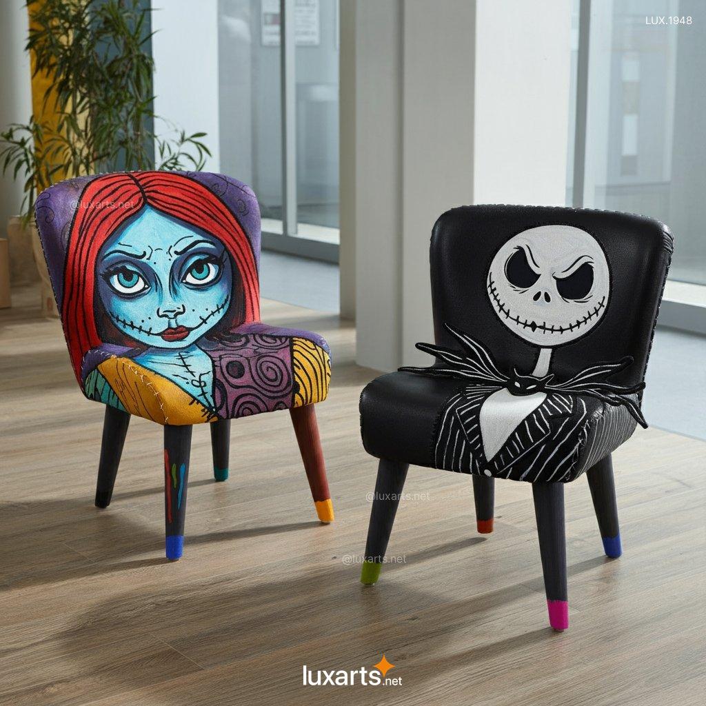 Jack Skellington And Sally Stool Chair: The Ultimate Nightmare Before Christmas Home Decor jack skellington and sally stool chair 3