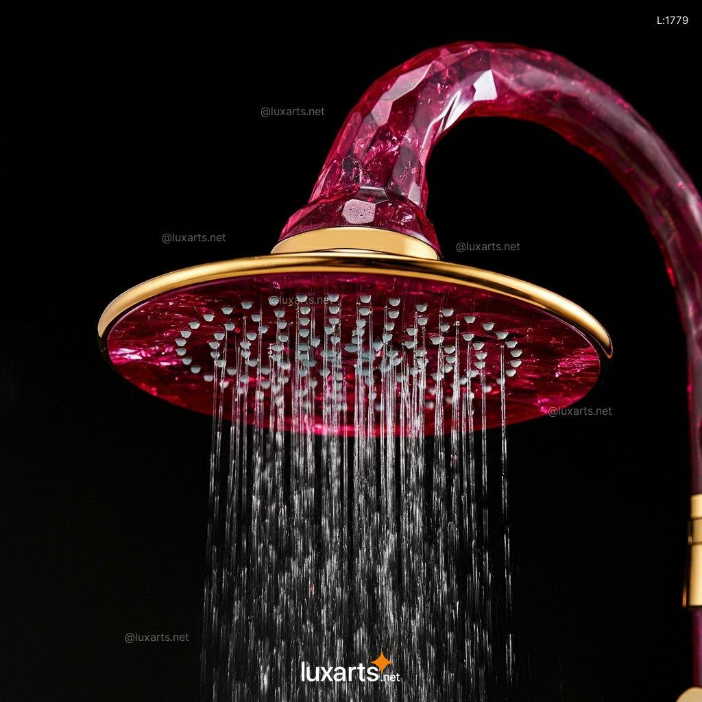 Witch Hat Shower Head: Mystical Mineral Crystal Design mineral crystal witch hat shower 12