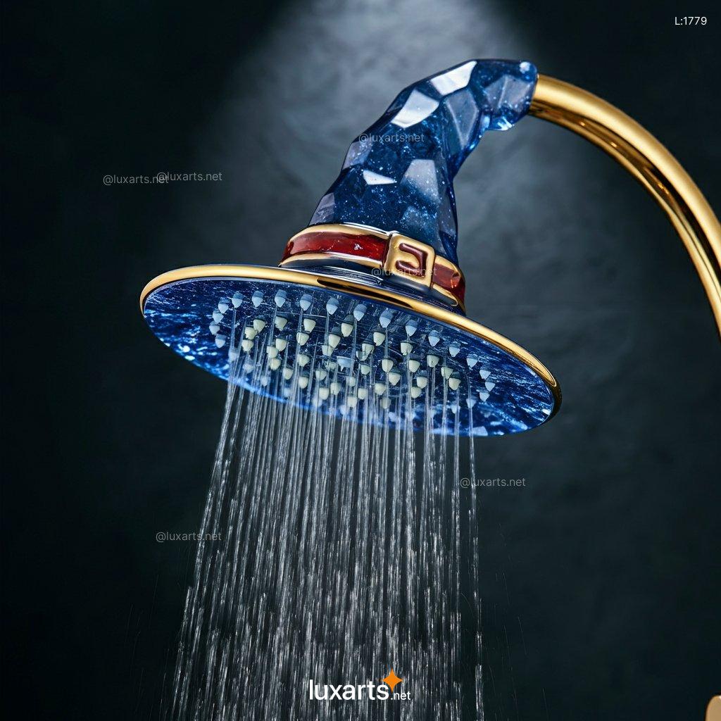 Witch Hat Shower Head: Mystical Mineral Crystal Design mineral crystal witch hat shower 13