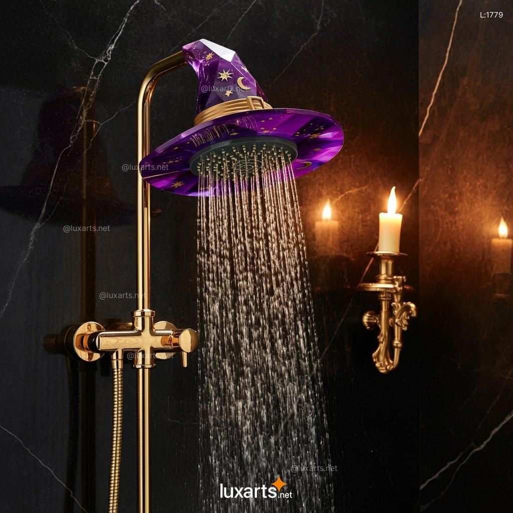 Witch Hat Shower Head: Mystical Mineral Crystal Design mineral crystal witch hat shower 15