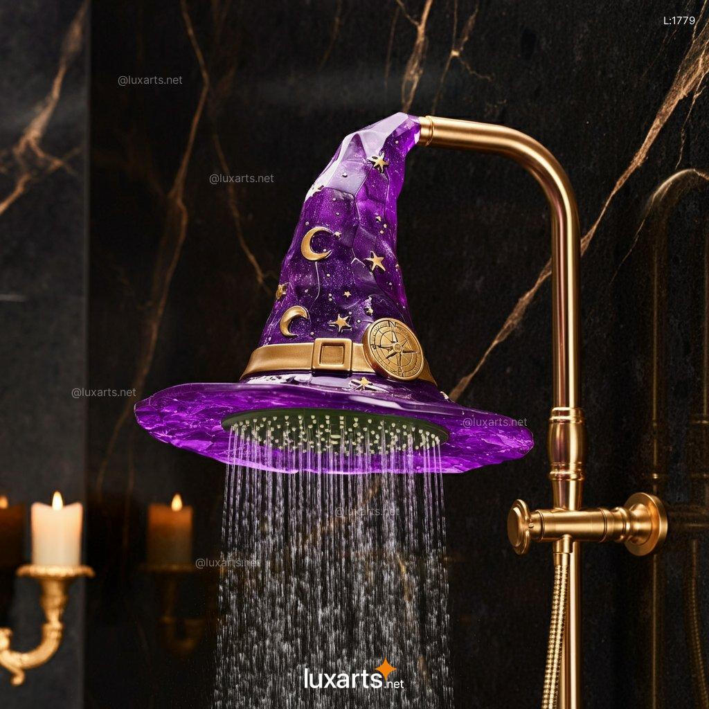 Witch Hat Shower Head: Mystical Mineral Crystal Design mineral crystal witch hat shower 16