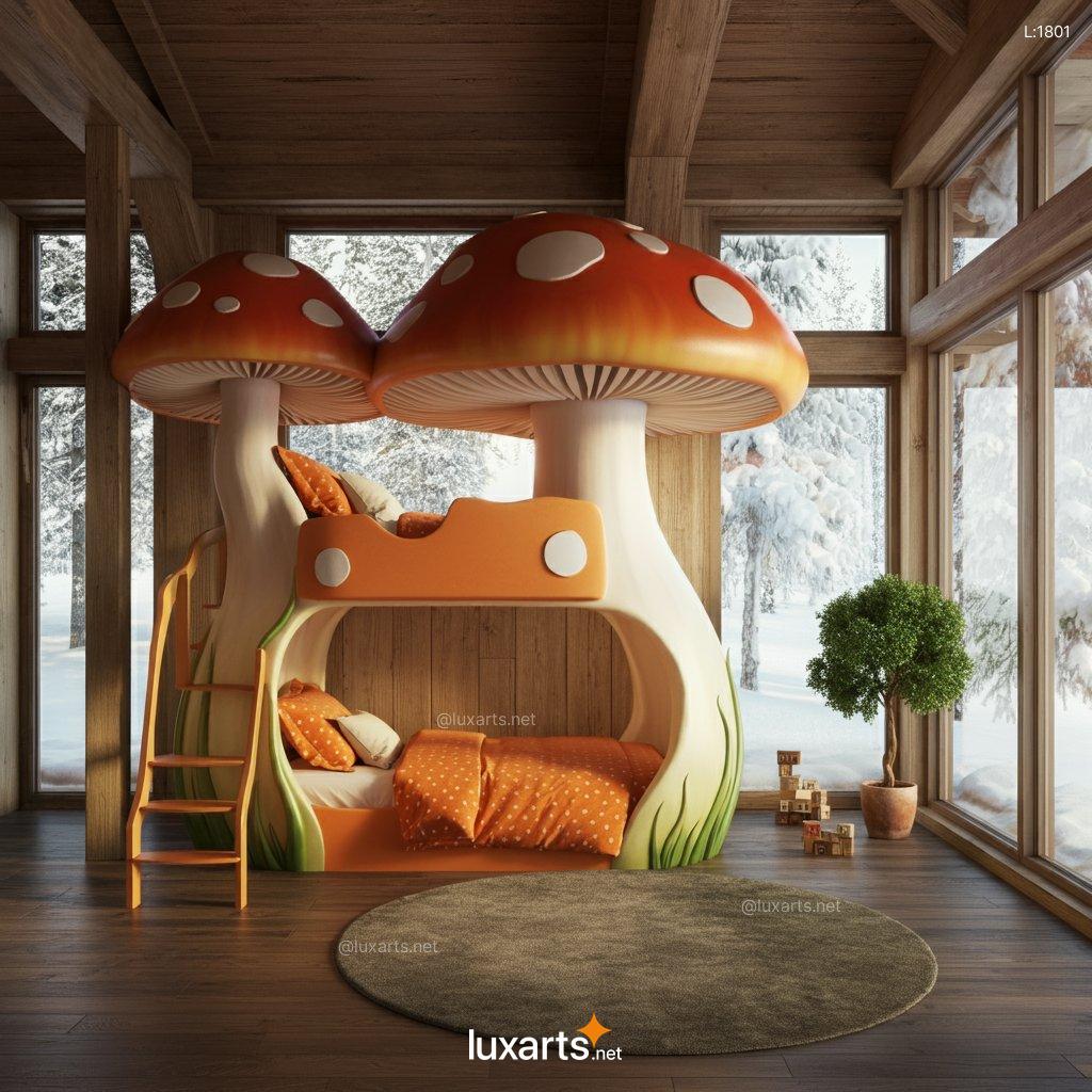 Mushroom Playhouse Beds: Creative & Magical Kids' Bed Ideas mushroom playhouse beds 11