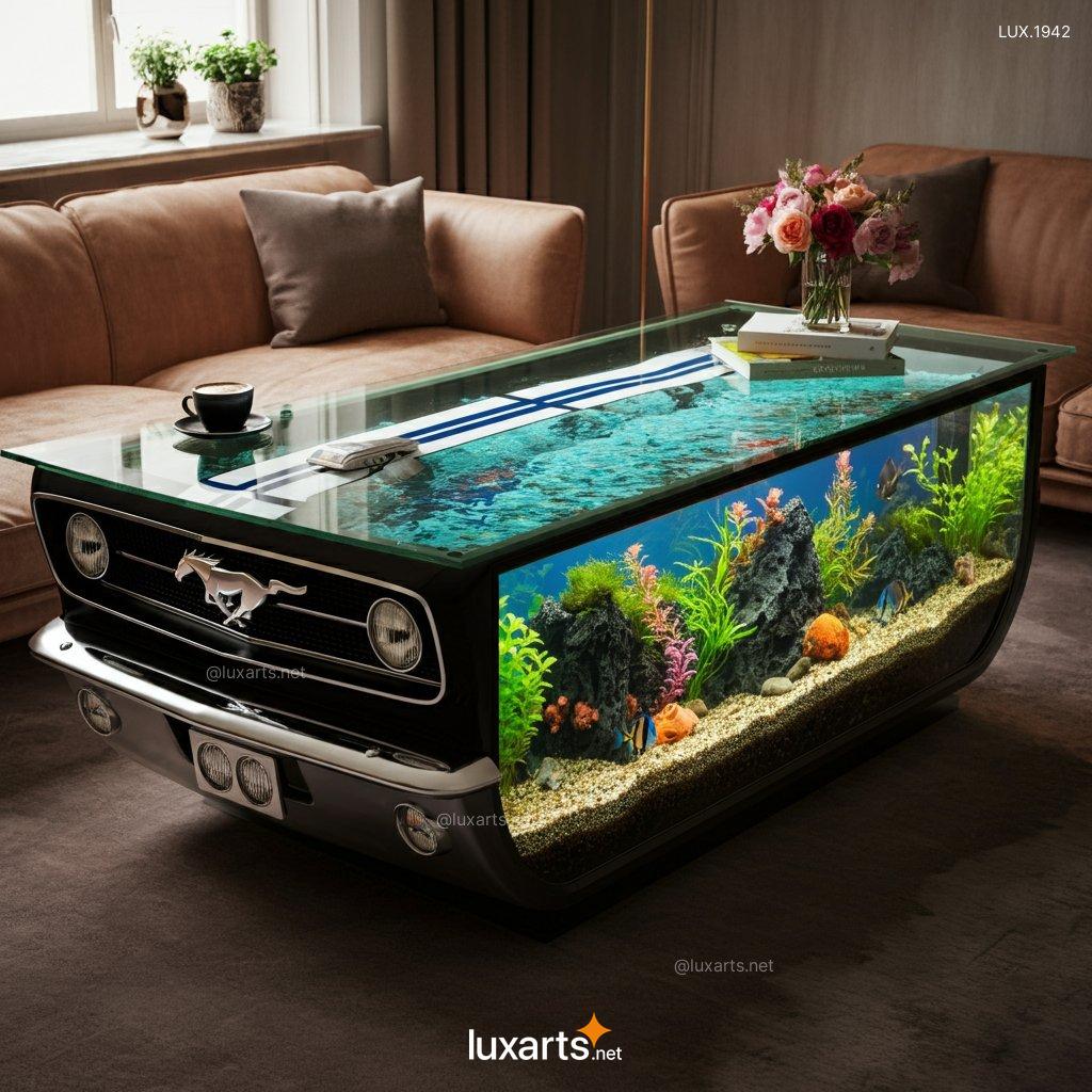 LUX.1942 Mustang Aquarium Coffee Table: A Unique and Stunning Addition to Your Home mustang aquarium coffee table 1