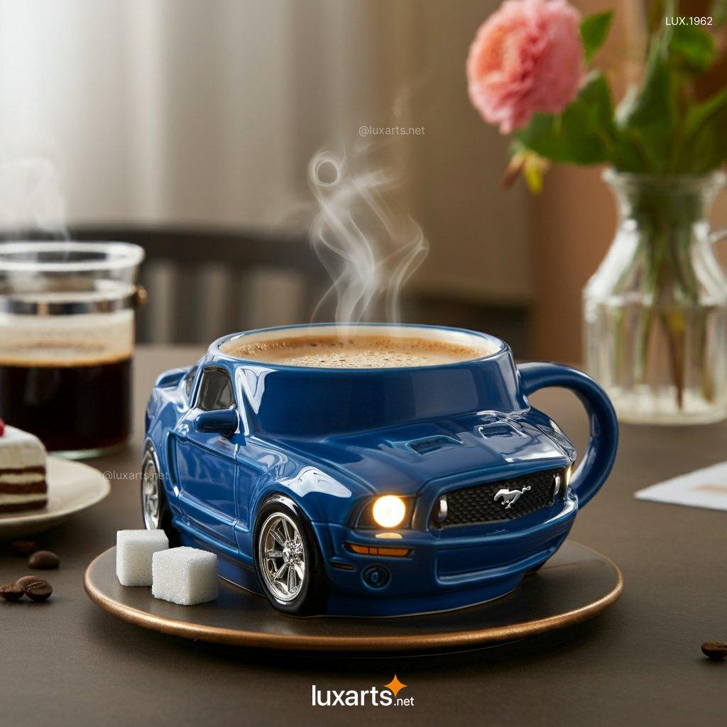 LUX.1962 Creative Mustang Shaped Coffee Mug | A Fun and Bold Way to Enjoy Your Coffee mustang shaped coffee mug 8