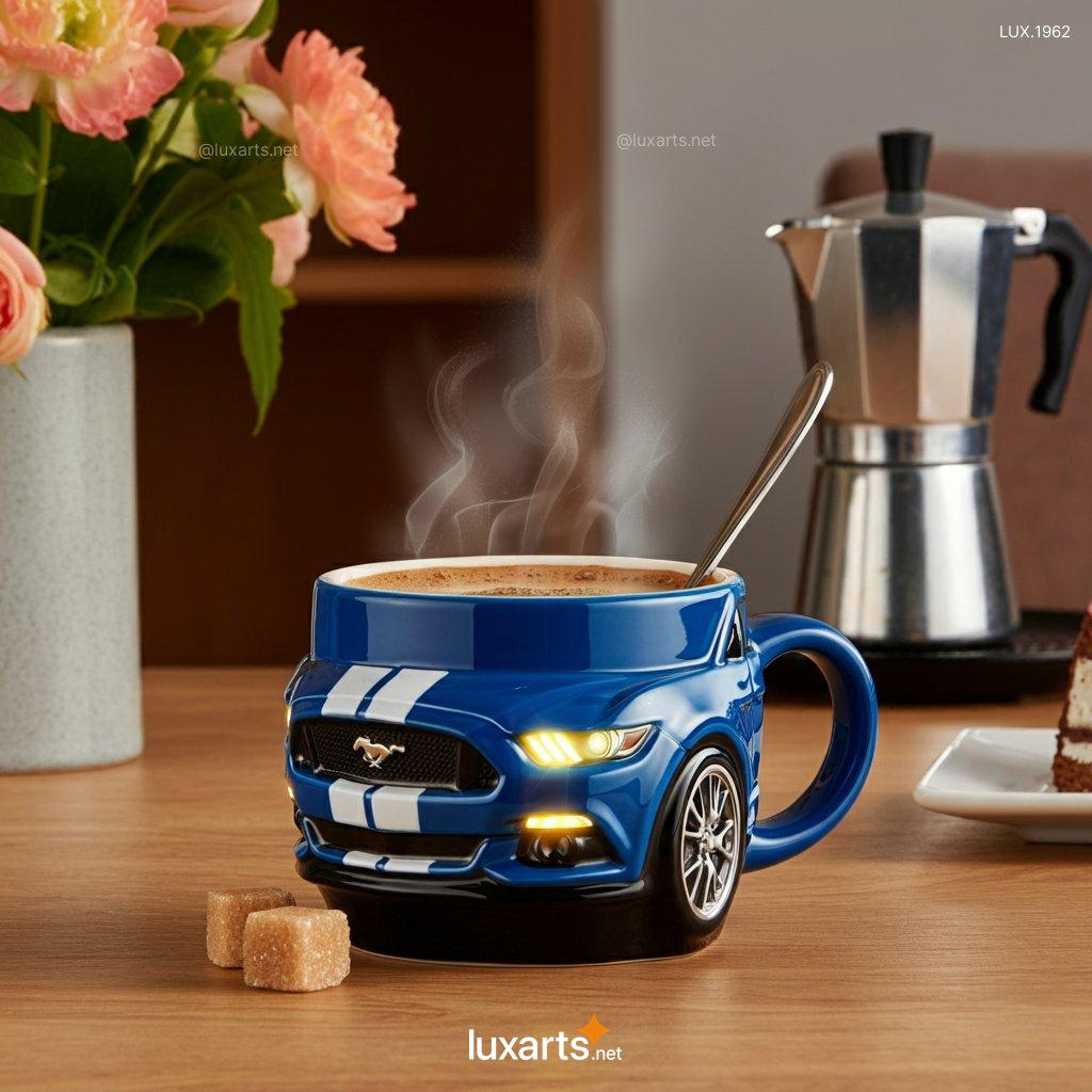 LUX.1962 Creative Mustang Shaped Coffee Mug | A Fun and Bold Way to Enjoy Your Coffee mustang shaped coffee mug 9