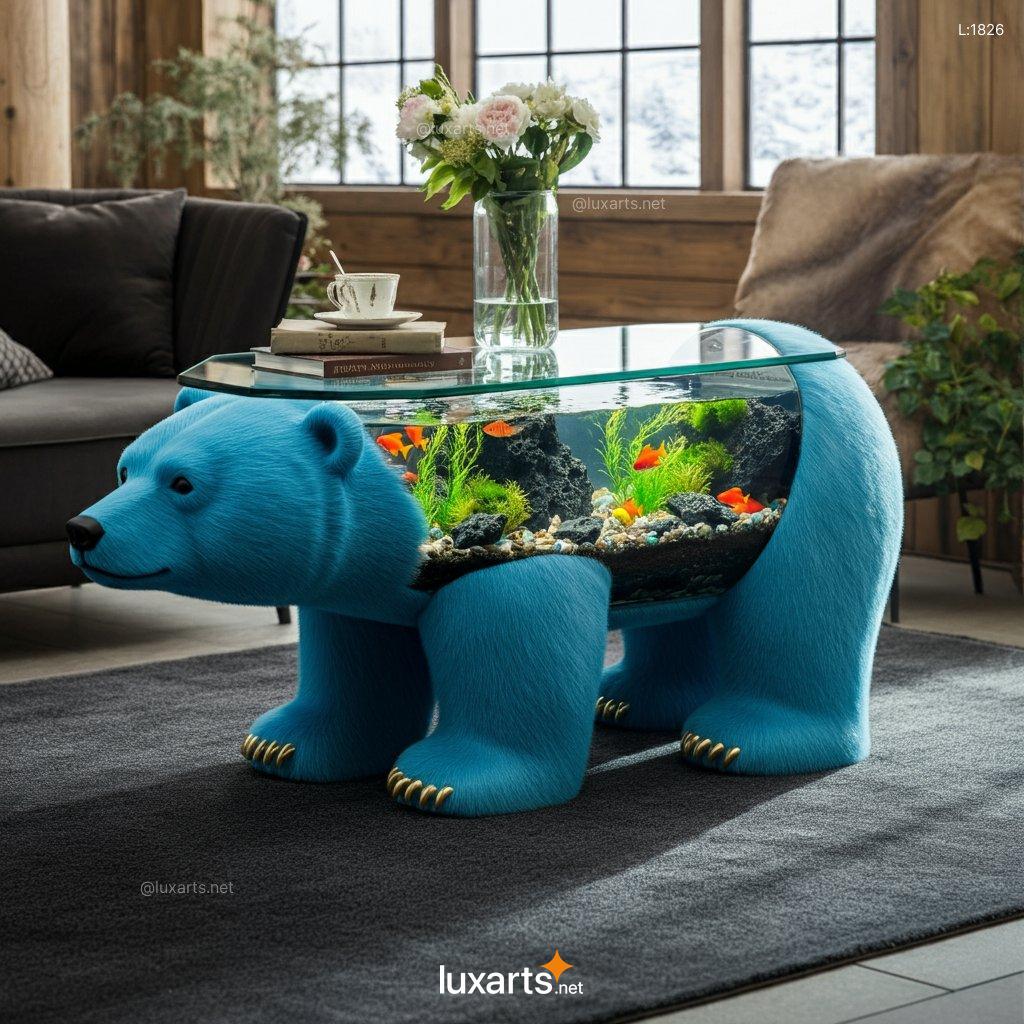 Polar Bear Aquarium Coffee Tables | A Cool, Arctic-Inspired Centerpiece polar bear aquarium coffee tables 10