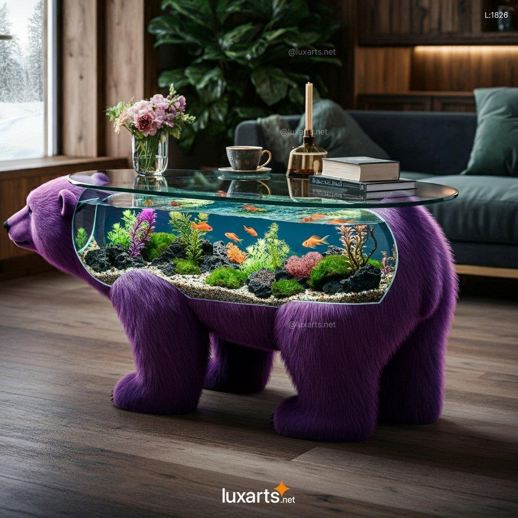 Polar Bear Aquarium Coffee Tables | A Cool, Arctic-Inspired Centerpiece polar bear aquarium coffee tables 11