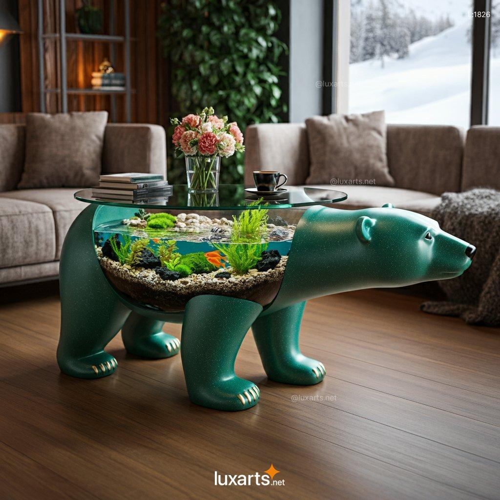 Polar Bear Aquarium Coffee Tables | A Cool, Arctic-Inspired Centerpiece polar bear aquarium coffee tables 13