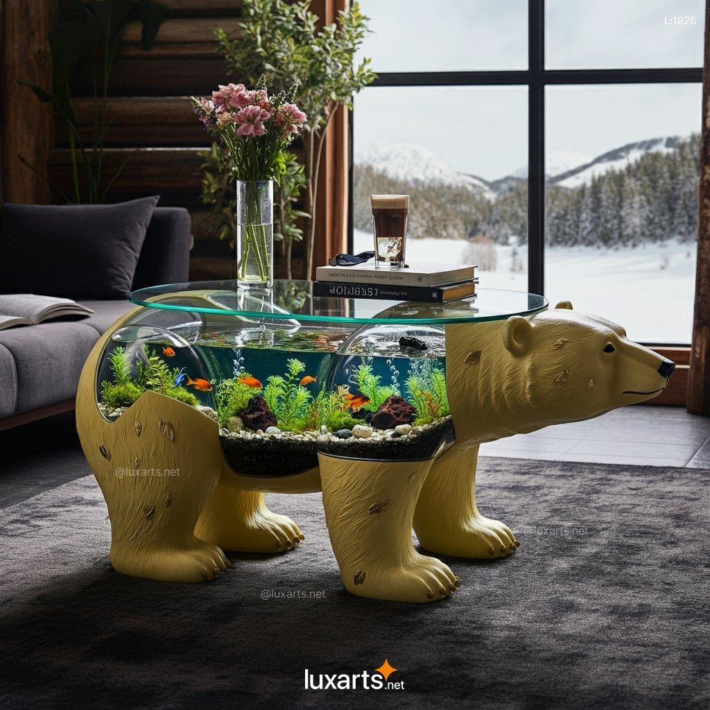 Polar Bear Aquarium Coffee Tables | A Cool, Arctic-Inspired Centerpiece polar bear aquarium coffee tables 14