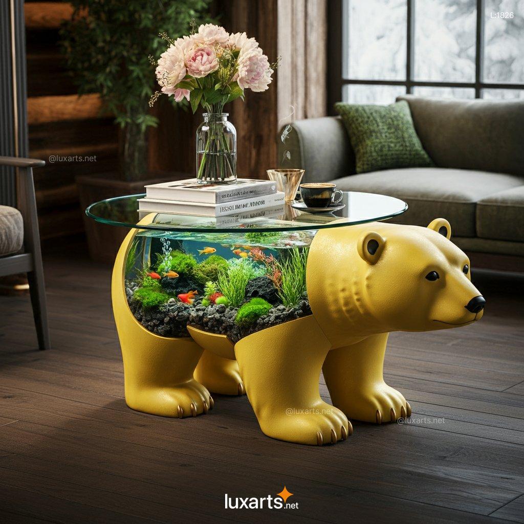 Polar Bear Aquarium Coffee Tables | A Cool, Arctic-Inspired Centerpiece polar bear aquarium coffee tables 15