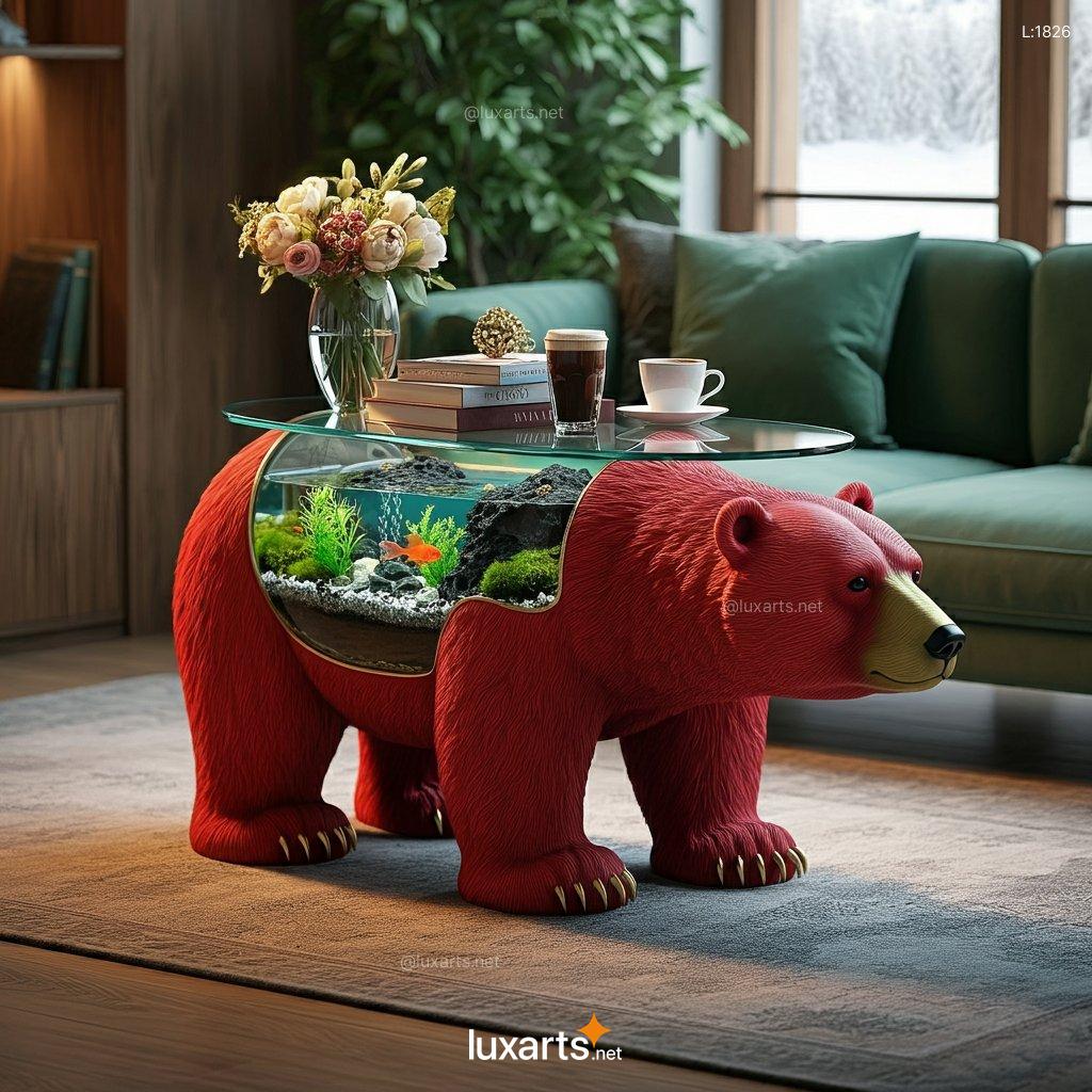 Polar Bear Aquarium Coffee Tables | A Cool, Arctic-Inspired Centerpiece polar bear aquarium coffee tables 4