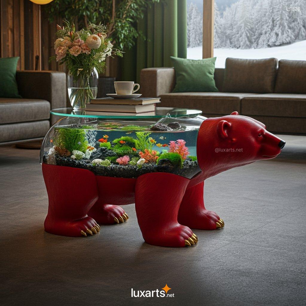 Polar Bear Aquarium Coffee Tables | A Cool, Arctic-Inspired Centerpiece polar bear aquarium coffee tables 5